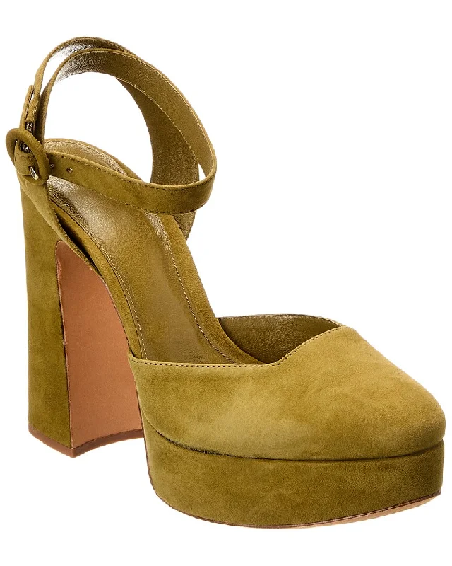 Alexandre Birman Vita 120 Suede Platform Sandal