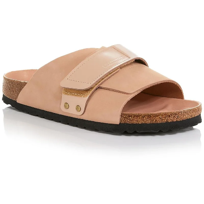 Birkenstock Womens Kyoto Solid Flat Slide Sandals