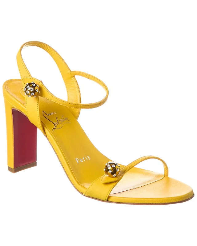 Christian Louboutin Atmospheria 85 Leather Sandal