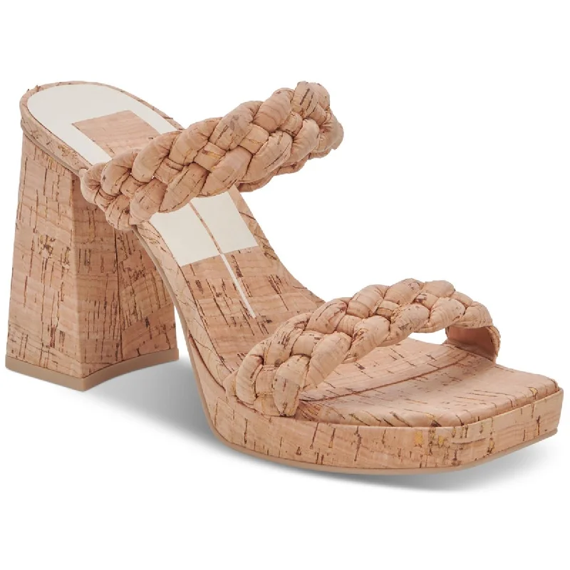 Dolce Vita Womens Ashby Open Toe Platform Sandals