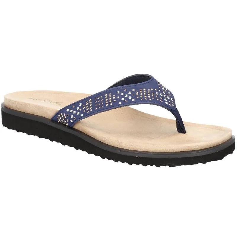 Easy Street Womens Stevie  Slip On Casual Flip-Flops