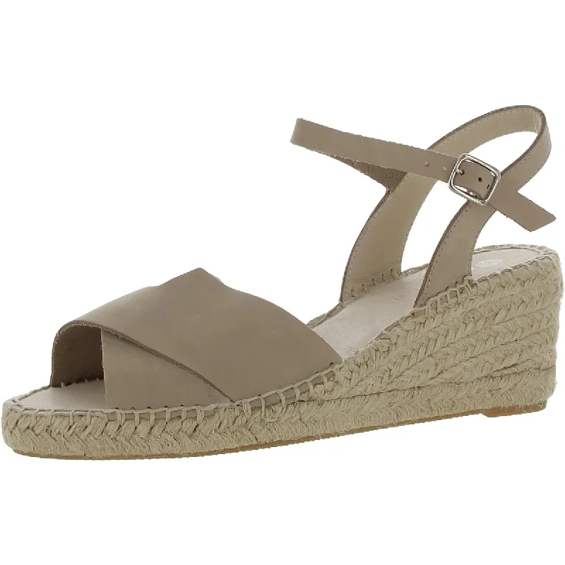 Eric Michael Womens Leigh Ankle Strap Espadrille Wedge Sandals