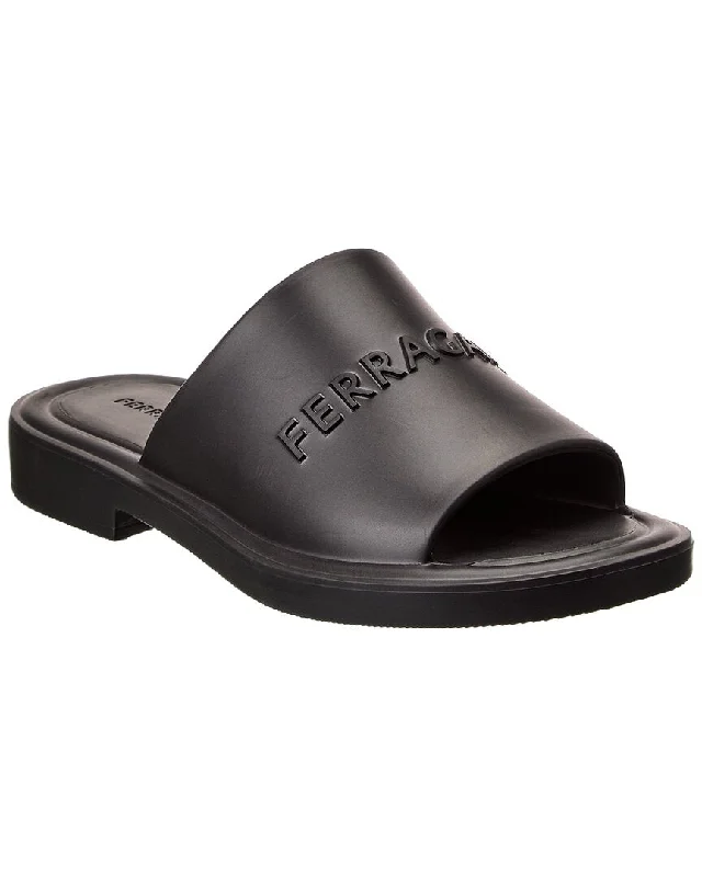 Ferragamo Giuneva 3D Logo Rubber Sandal