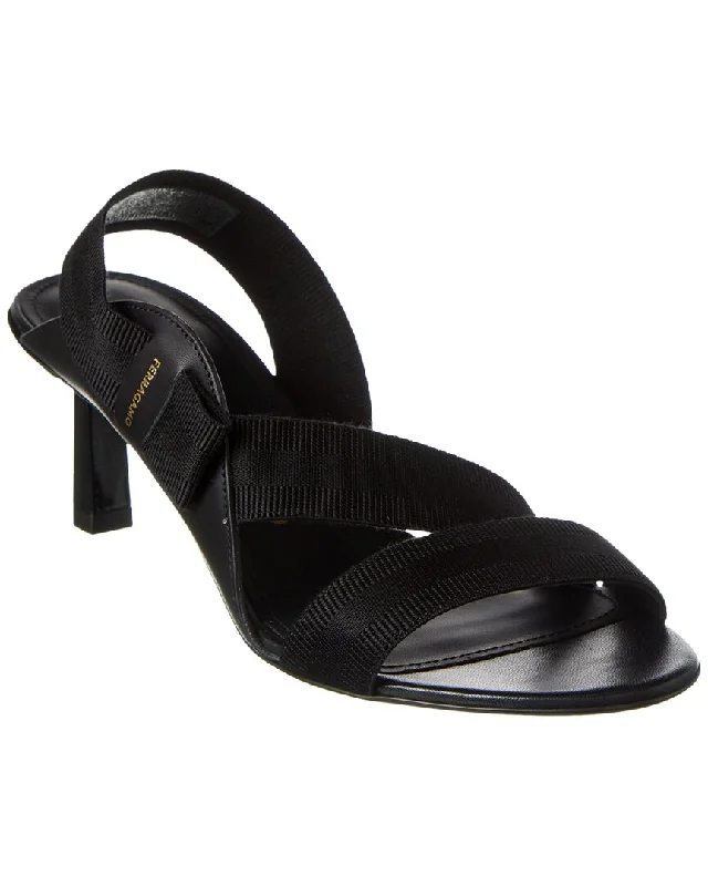 Ferragamo Vara Bow Leather Sandal