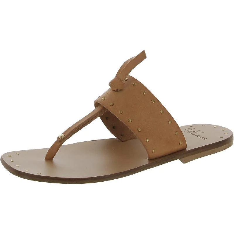 Joie Womens Baeli Leather Thong Slide Sandals