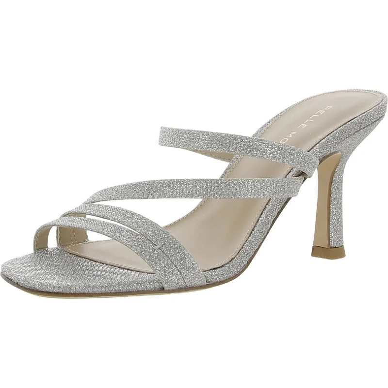 Pelle Moda Womens Ostin Metallic Slip On Heels