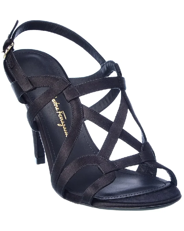 Salvatore Ferragamo Gal Satin Sandal