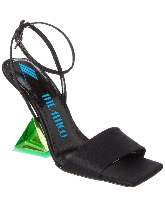 The Attico Cheope Satin Sandal