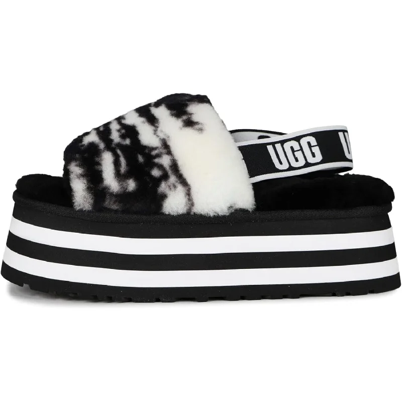 UGG Disco Marble Slide Black  1122032-W-BLK Women's