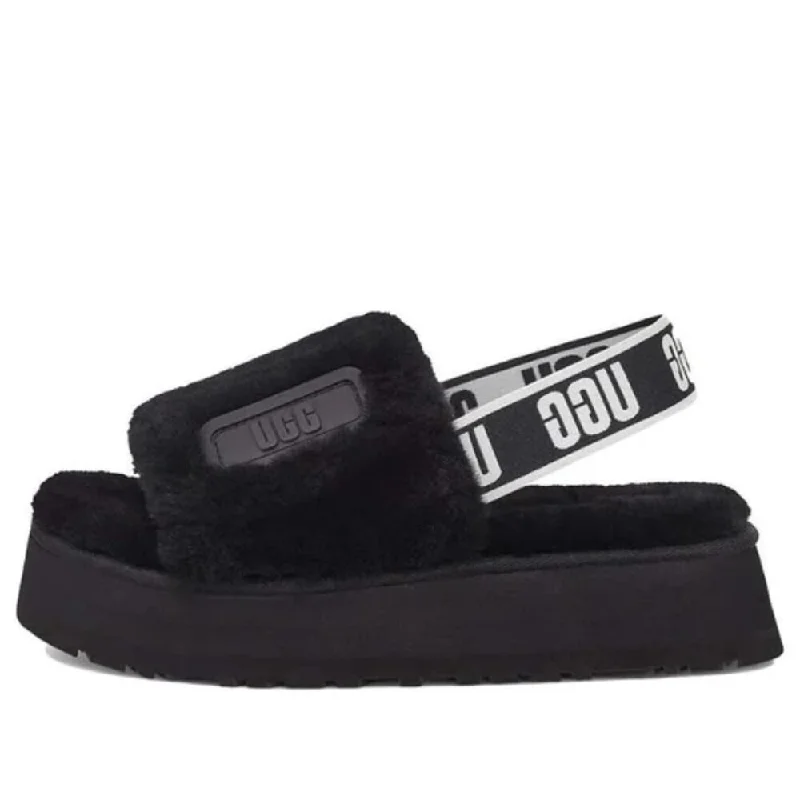 UGG Disco Slide Black  W-1112258-BLK Women's