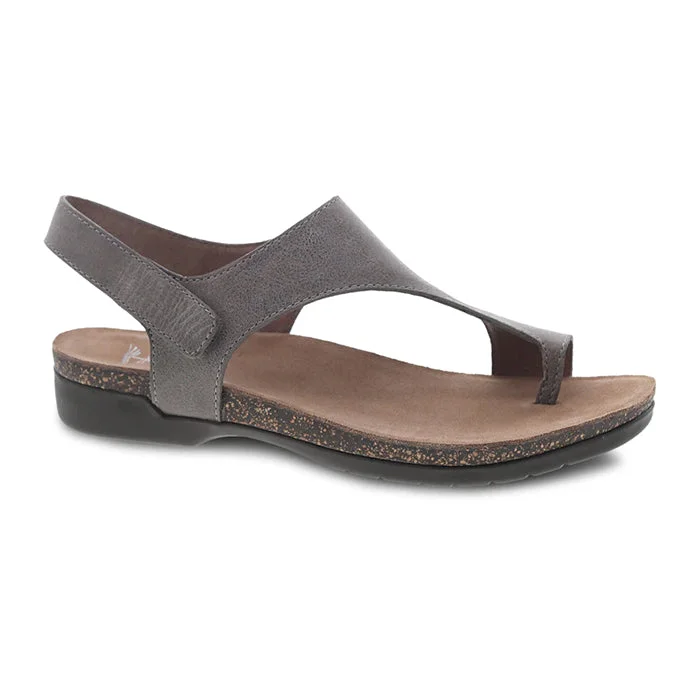 Womens Dansko Reece Toe Loop Sandal Stone