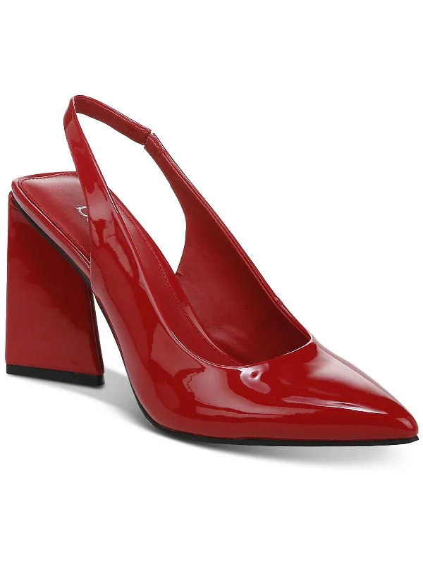 Arrica Womens Patent Slingback Pumps