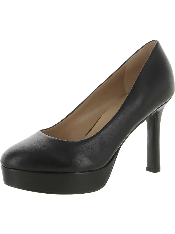 Camilla Womens Faux Leather Dressy Pumps