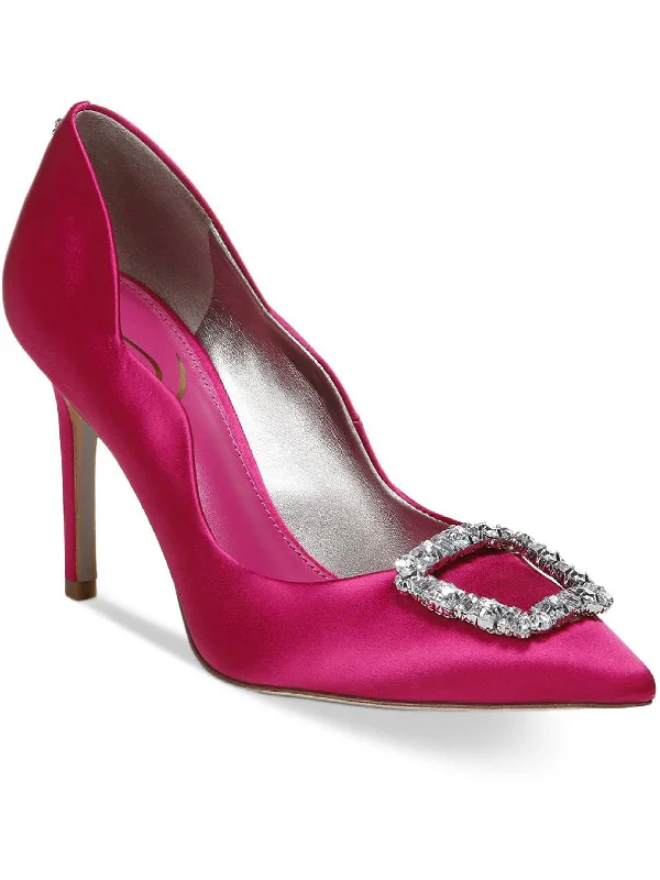 Harriett Womens Scalloped Embellished Pumps