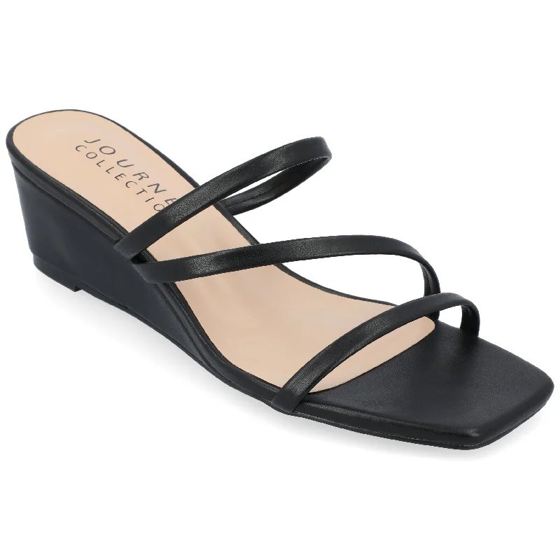 Journee Collection Women's Takarah Wedge Sandals