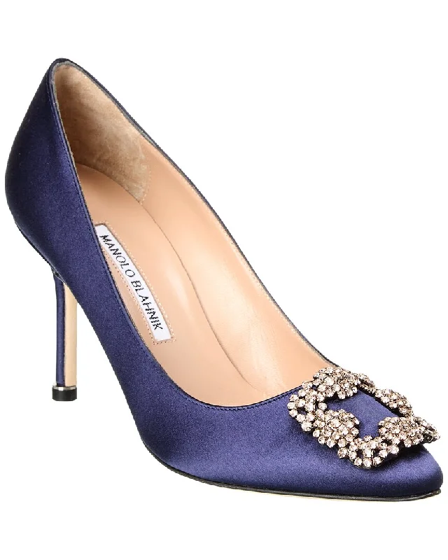 Manolo Blahnik Hangisi 90 Satin Pump