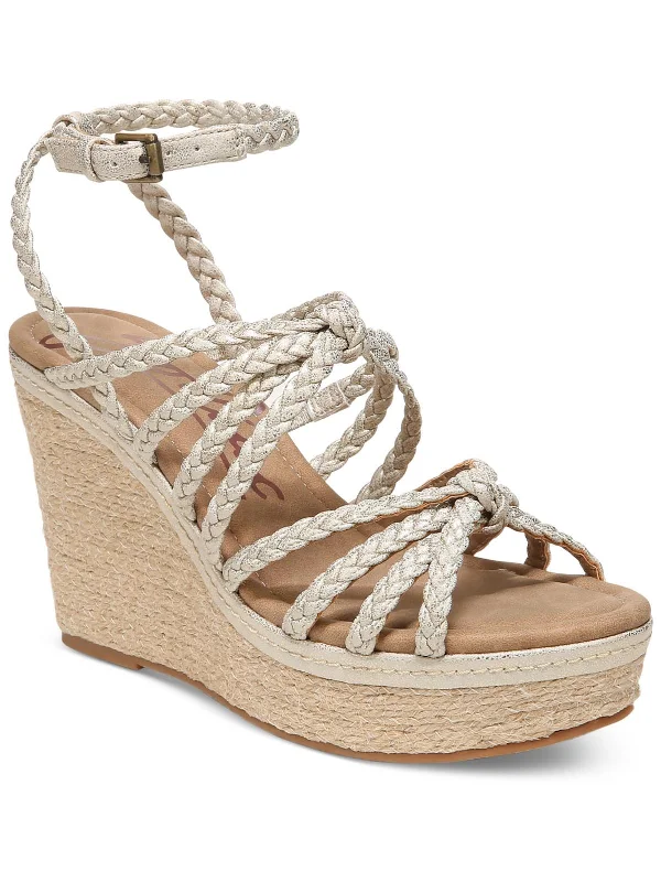 SHANA-ESPAD Womens Suede Wedge Wedge Heels