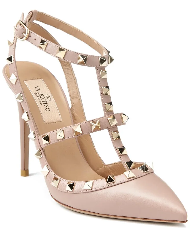 Valentino Rockstud Caged 100 Leather Pump