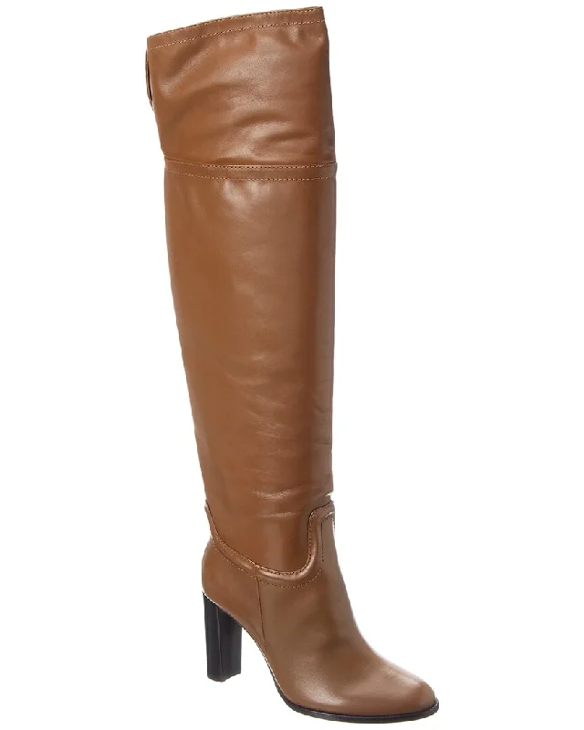 Alexandre Birman Lauren 90 Leather Over-The-Knee Boot