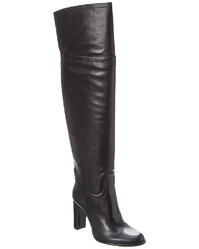 Alexandre Birman Lauren 90 Leather Over-The-Knee Boot