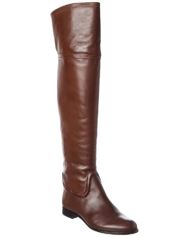 Alexandre Birman Lauren Leather Over-The-Knee Boot