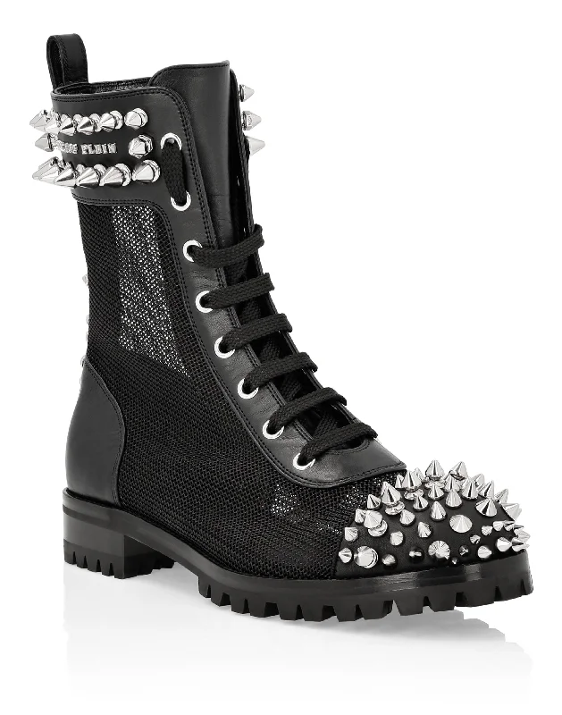 Boots Low Flat Studs