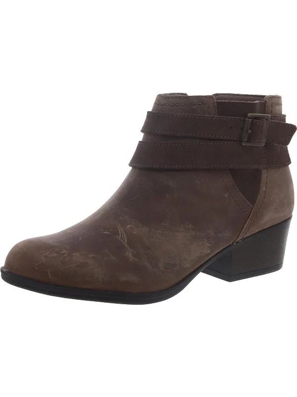 Cail Chelsea Womens Leather Zip Up Ankle Boots