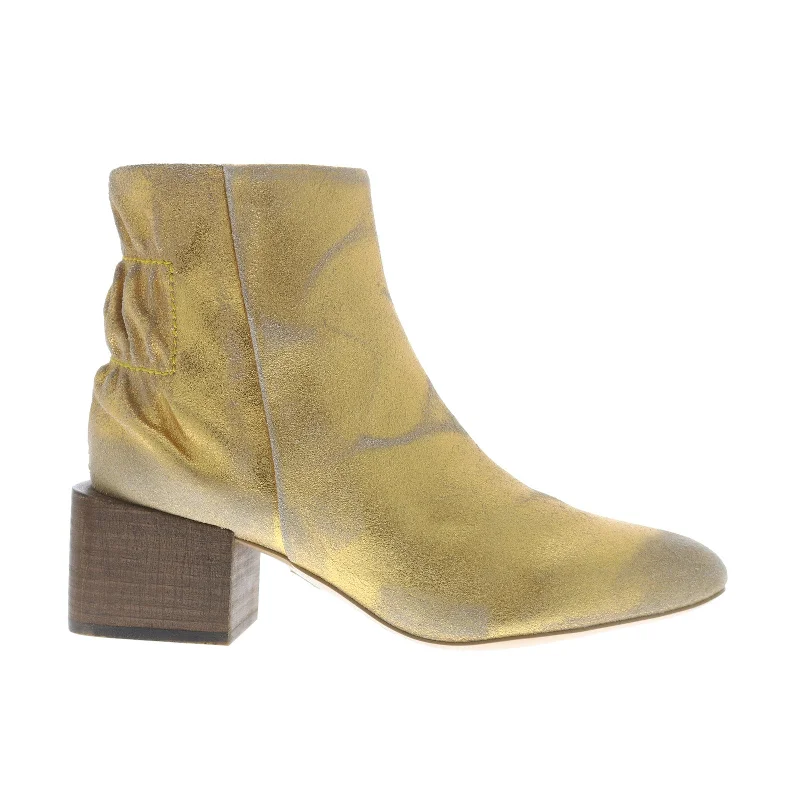 Diesel Jaynet MAB Y02306-P1539-H0500 Womens Gold Ankle & Booties Boots