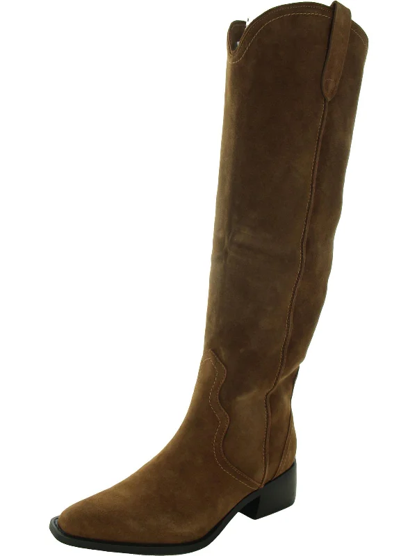 Garvy Womens Tall FAux Cowboy, Western Boots