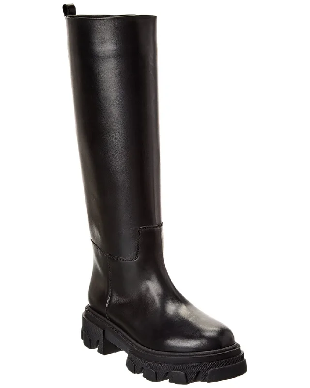 Gia Borghini Perni 07 Leather Knee-High Boot