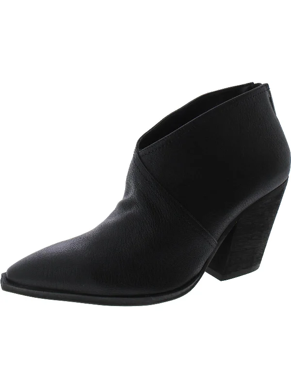 Grishell Womens Zipper Heels Booties