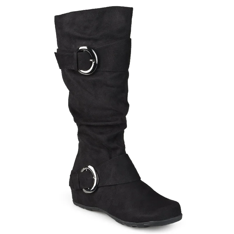 Journee Collection Women's Extra Wide Calf Jester-01 Boot