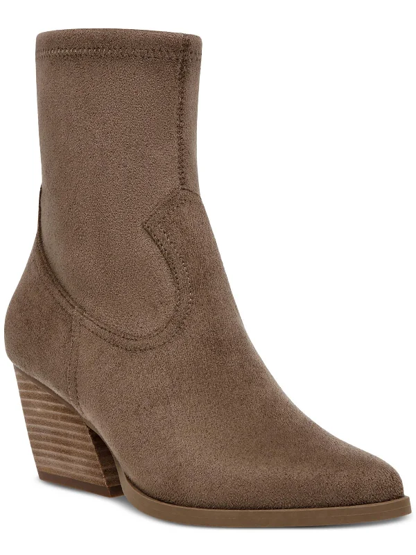 Kurt Womens Leather Ankle Booties