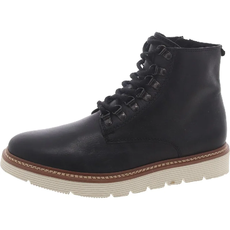 Kylian Womens Lace Up Pull On Combat & Lace-Up Boots