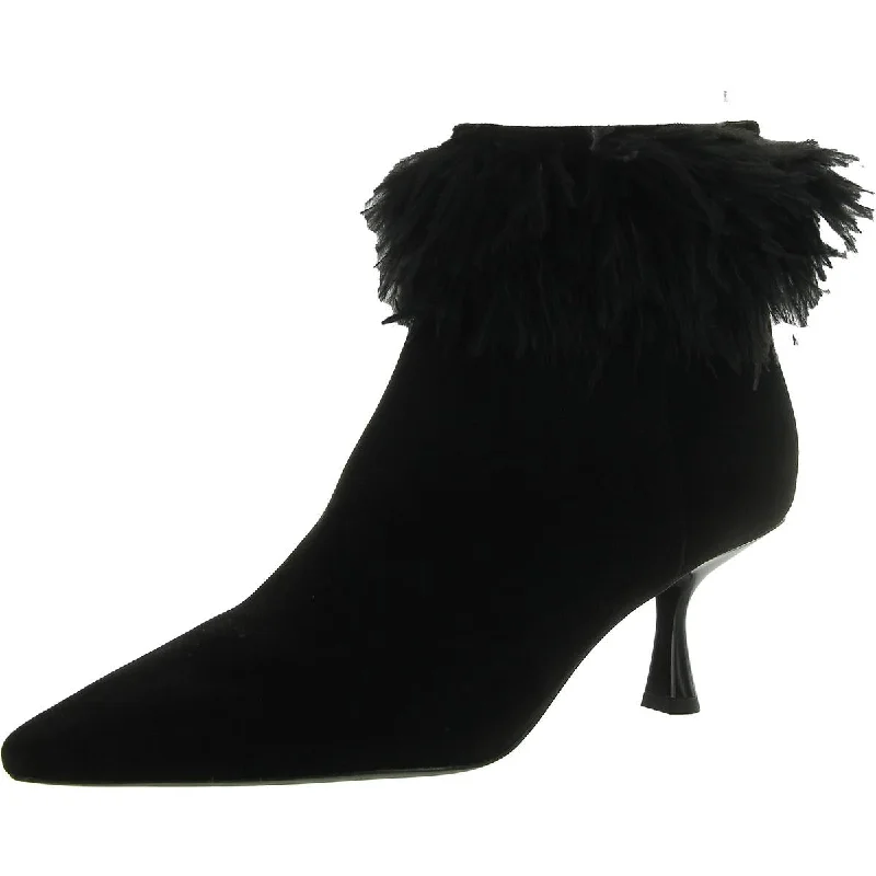 MARABOU BOOTIE Womens Leather Pointed toe Booties