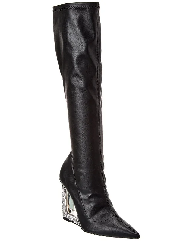 SCHUTZ Filipa Glam Boot Leather Boot