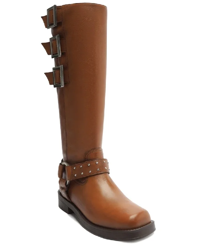 SCHUTZ Luccia Buckle Leather Boot