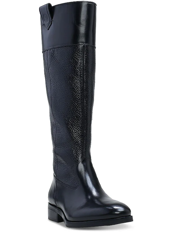 Selpisa Womens Leather Tall Knee-High Boots