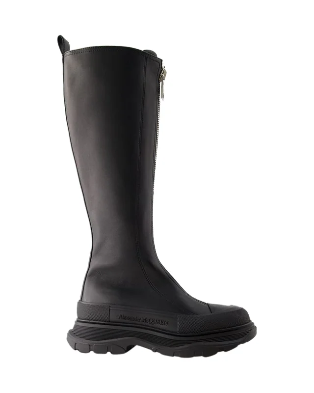 Tread Slick Boots - Alexander Mcqueen - Leather - Black