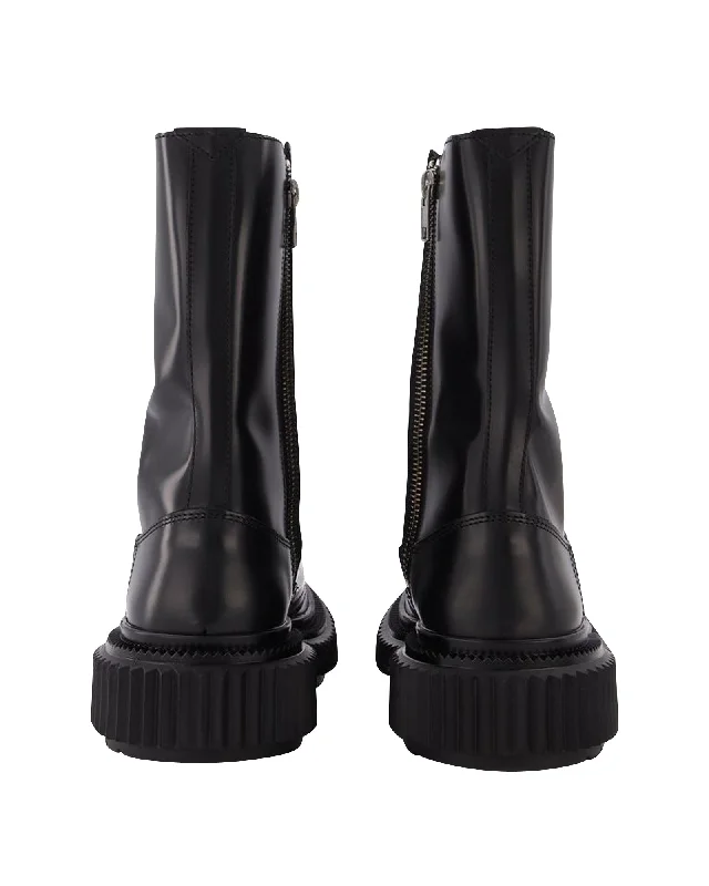 Type 185 Boots in Black Leather