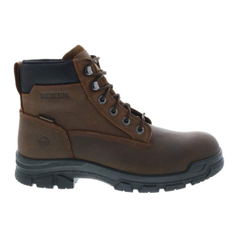 Wolverine Chainhand EPX Waterproof 6" W10917 Mens Brown Leather Work Boots