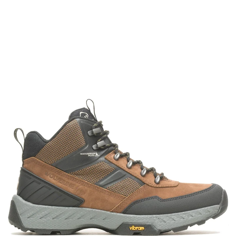 Wolverine Guide UltraSpring Waterproof Mid W880414 Mens Brown Work Boots