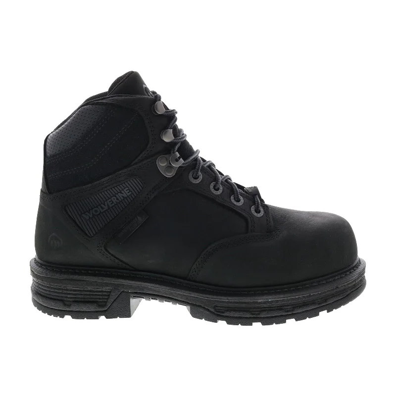 Wolverine Hellcat Ultraspring WP CarbonMax 6'' W201176 Mens Black Work Boots