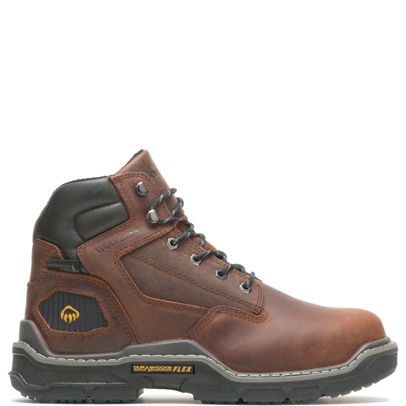 Wolverine Raider Durashocks Insulated 6" W210065 Mens Brown Work Boots