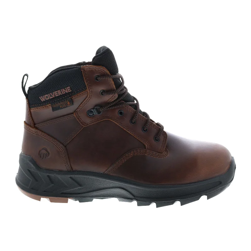 Wolverine Shiftplus LX Duraspring WP CarbonMax Mid Mens Brown Wide Boots