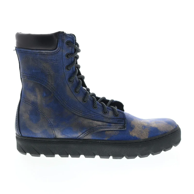 Wolverine Sneaker Tall W990024 Mens Blue Leather Casual Dress Boots