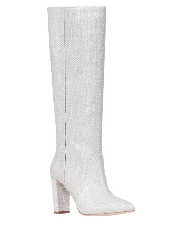 Women's Carmen Boot In Snake Pearl