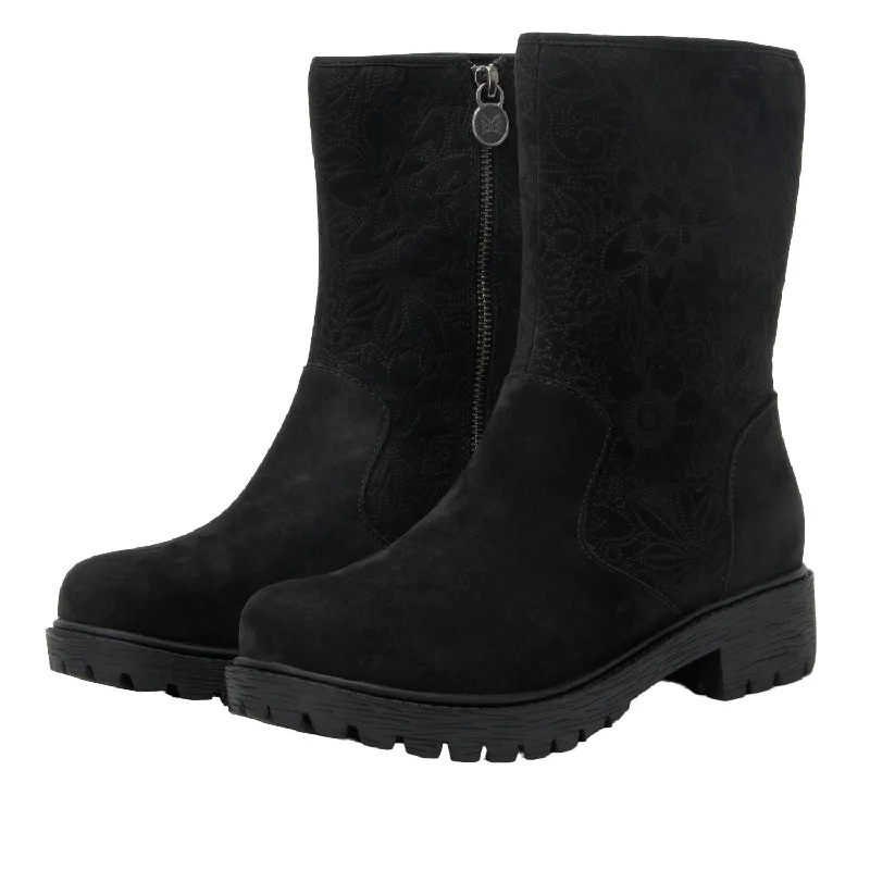 Women's Chalet Suede Boot In La Dee Dottie Black