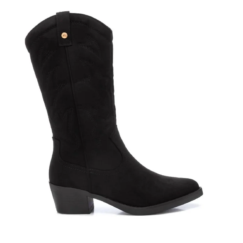 Women's Cowboy Boots In Black