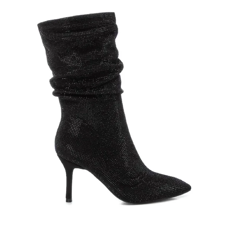 Women's Heeled Boots In Black